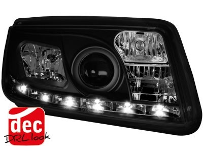 Headlights VW Bora Dayline Devil Eyes Black