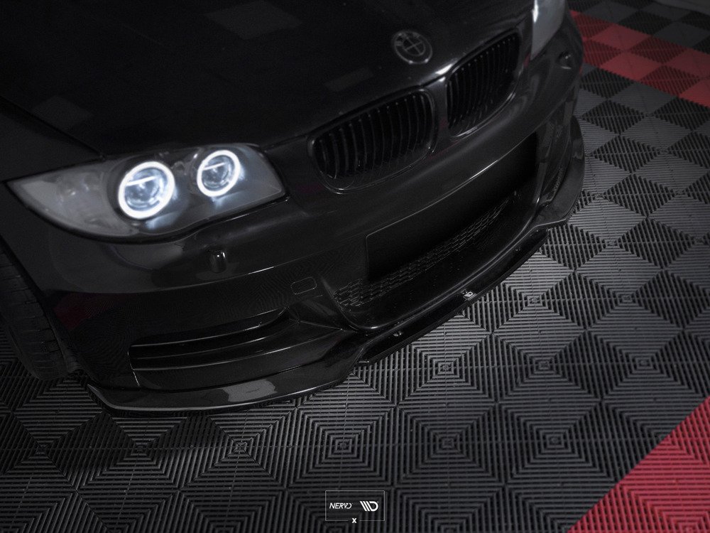 Voorspoiler passend voor BMW 1-Serie E82 2007-2013 Facelift M-Pack Gloss Black