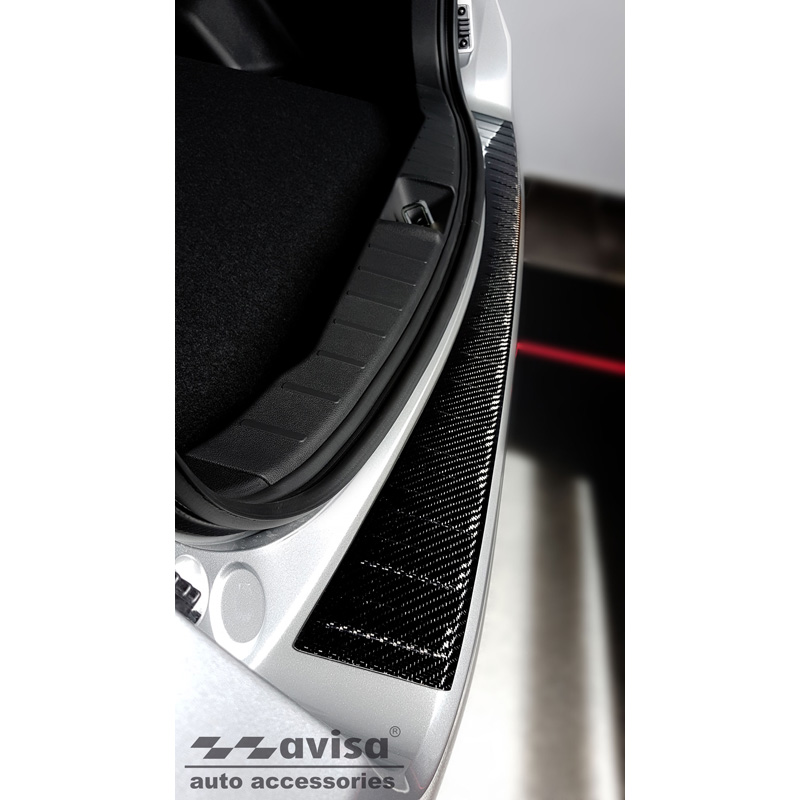 Real 3D Carbon Rear bumper protector  Mitsubishi ASX Facelift 2019- 'Ribs'