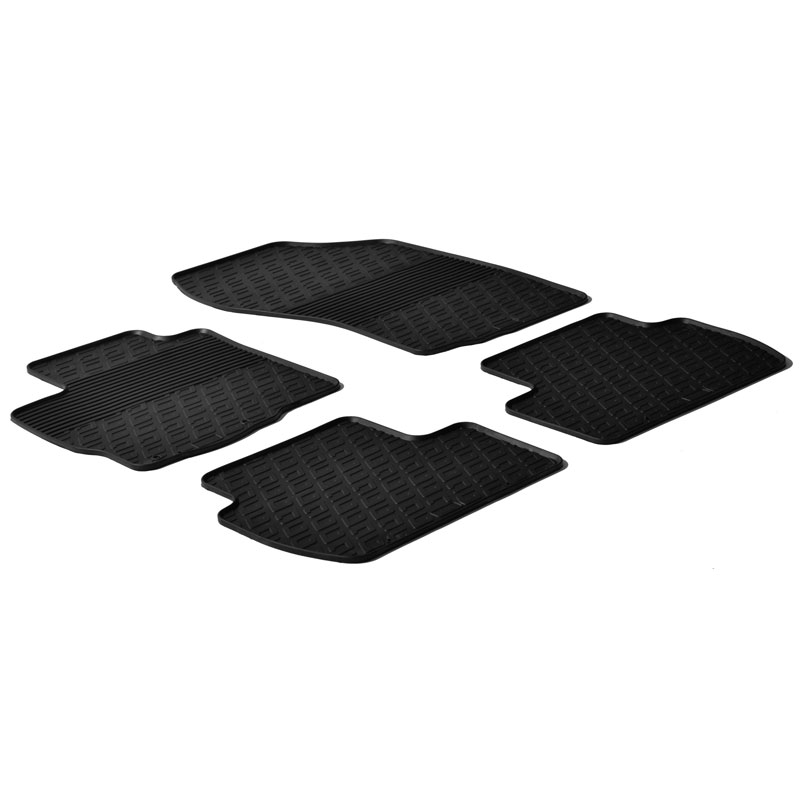 Rubber car mats set  Peugeot 4007 2007- / Citroen C-Crosser 2007- / Mitsubishi Outlander 2007-2010 (G profile 4-pieces)