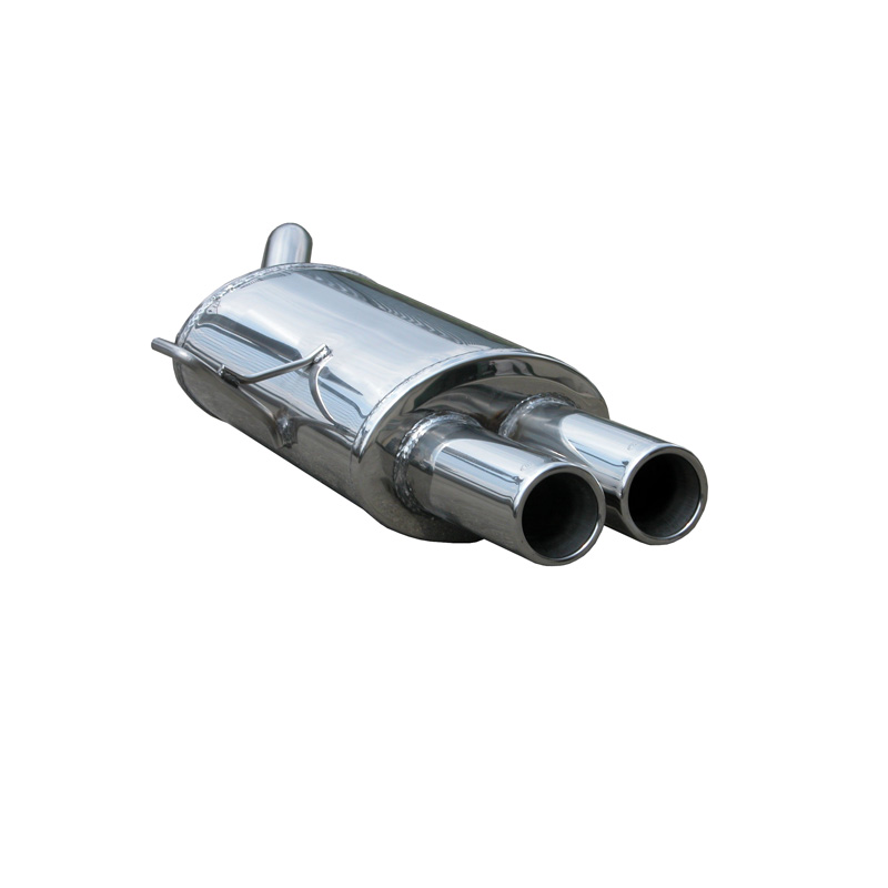 100% Inox Sport Exhaust  Renault Clio RS (Fase 1) 2000- 2x80mm
