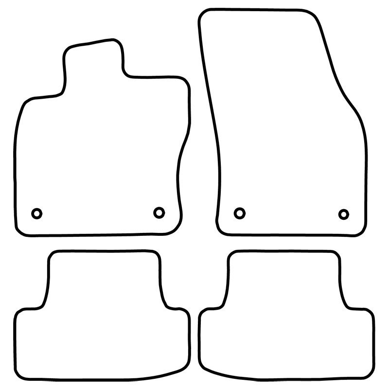 Set car mats  Audi Q2 2017-