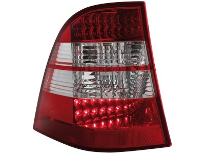 Taillights Mercedes M-Class 02-05 LED Chrome