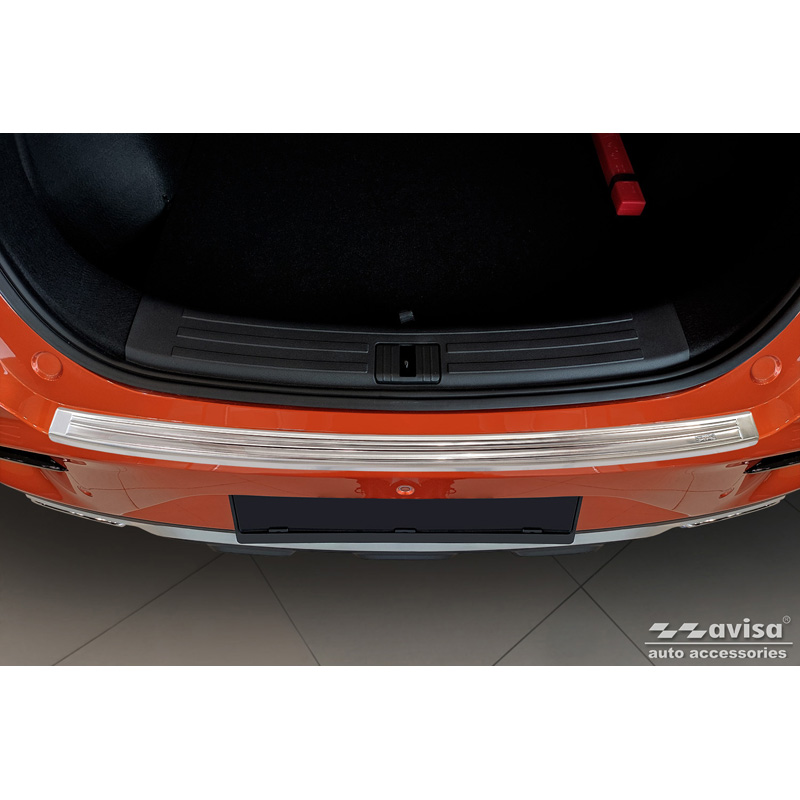 Stainless Steel Rear bumper protector  MG ZS FL 2019-2024 'British Flag'