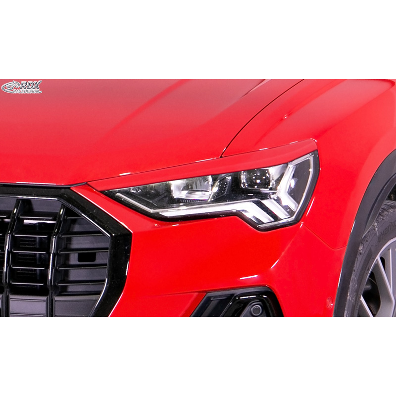 Head light spoilers  Audi Q3 (F3) incl. Sportback 2019- (ABS)