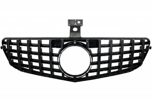 Grill passend voor Mercedes C-klasse W204 S204 GT Look Panamericanan Glans Zwart