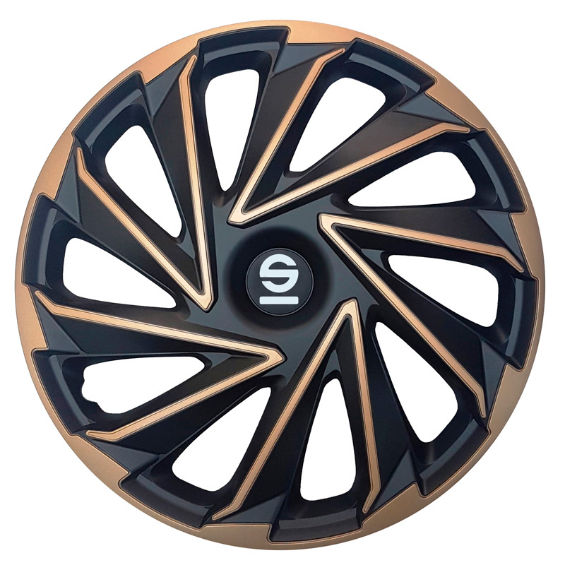 Sparco Wheel Covers Varese - 16-inch - Gold/Black - Set of 4 pieces
