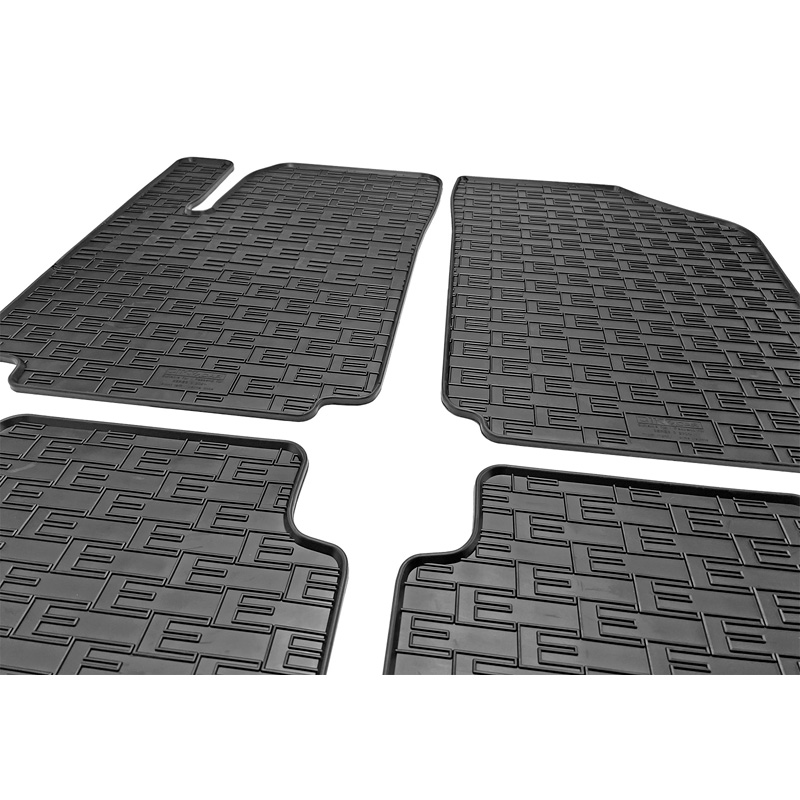 Rubber car mats set  Seres 3 Electric 2021- (4-pieces + fixing system)