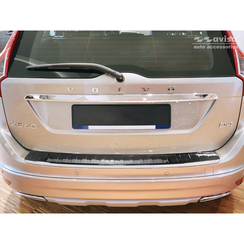 Real 3D Carbon Rear bumper protector  Volvo XC60 Facelift 2013-2016