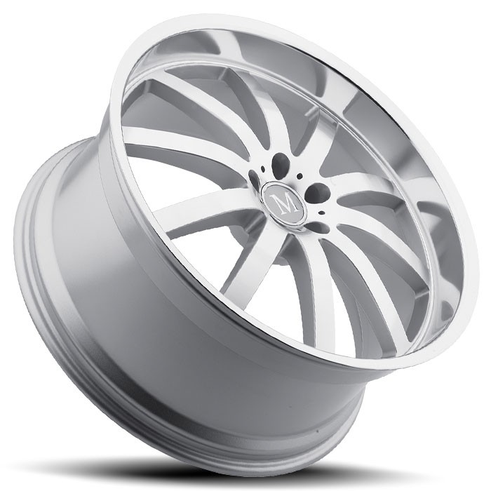 Velgen Mandrus Wilhelm 19x8,5 5x112 ET43 Zilver Machined Face &