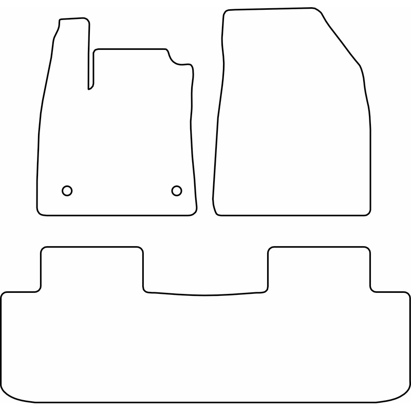 Set velour car mats  MG S5 EV 2025-