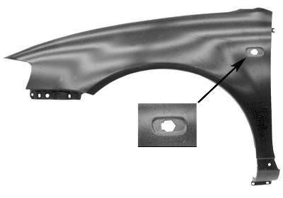 spatbord, links, 10/2000-Audi A3, 1996-2005