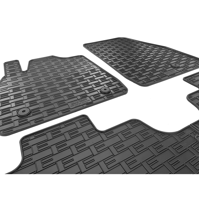 Rubber car mats set  Ford Mustang Mach E 2020- (4-pieces + fixing system)
