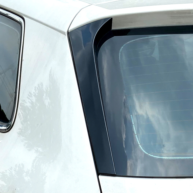 Set rear window side spoilers  Skoda Kodiaq (NS7) 2017-2024 (ABS Glossy Black)