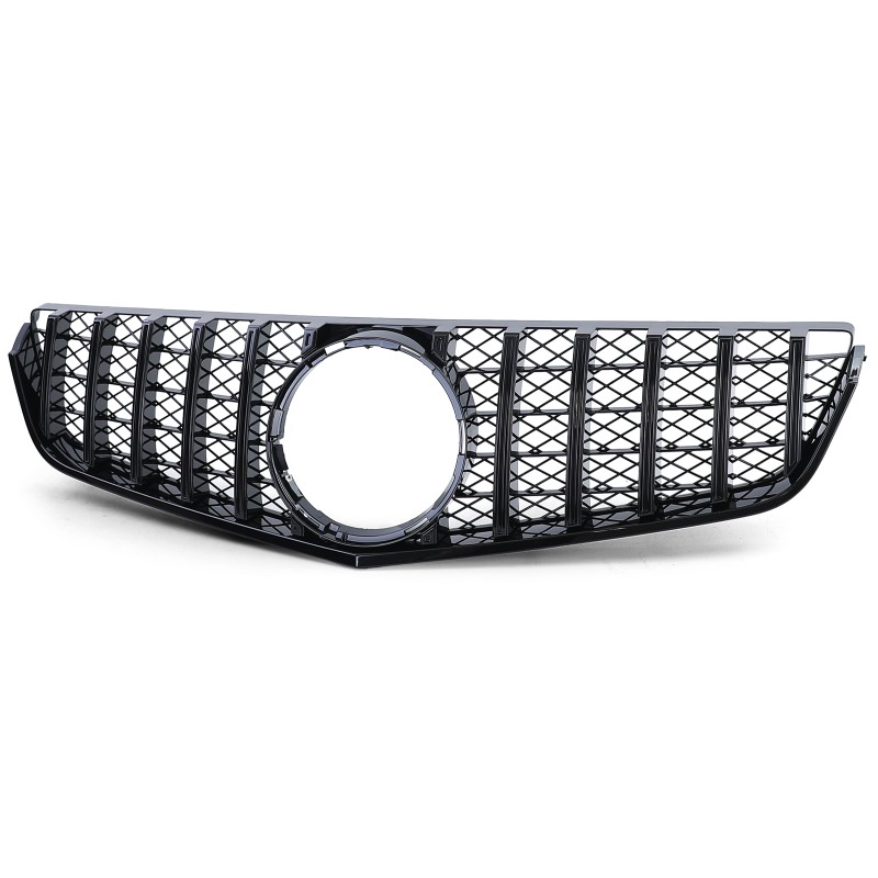 Grill passend voor Mercedes C207 W207 A207 (2009-2012) Coupe Cabrio GT Look Glans Zwart