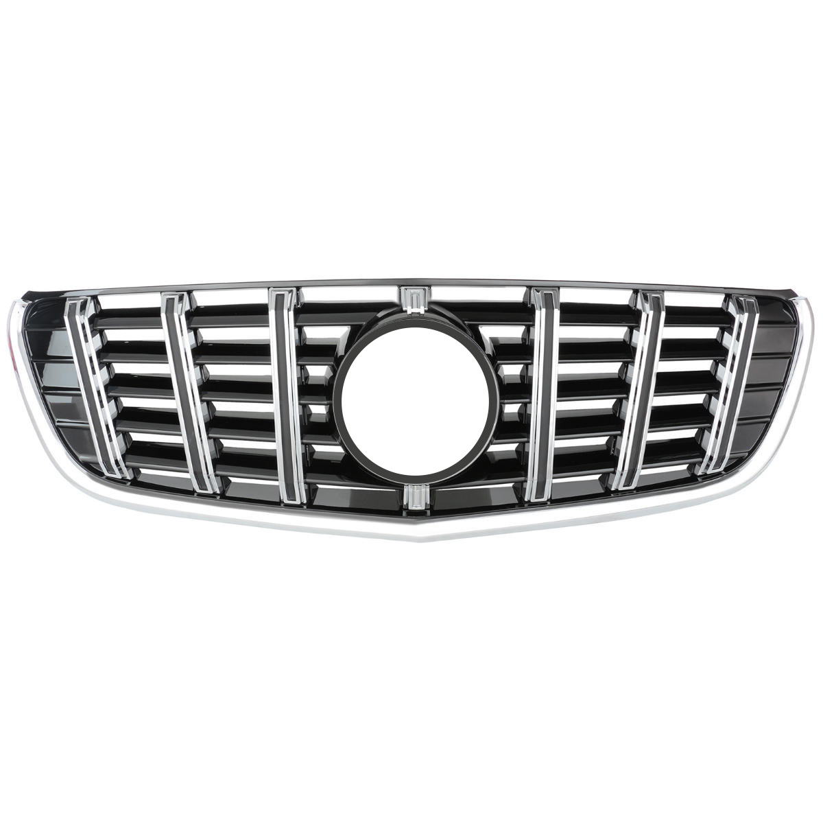 Grill passend voor Mercedes V-Class W447 Vito (2014-..) GT Look Zwart/Chroom