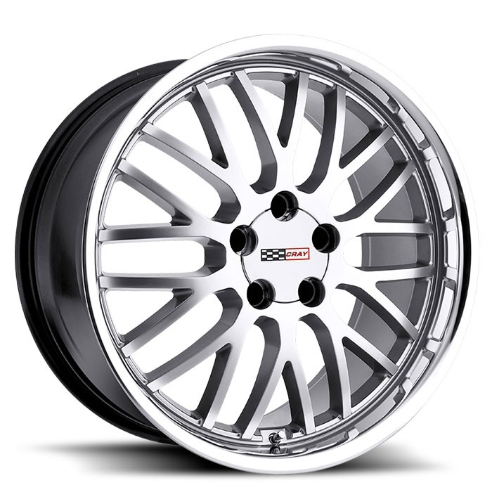 Velgen Cray Manta 20x10,5 5x120,65 ET65 Zilver + Machined Rand