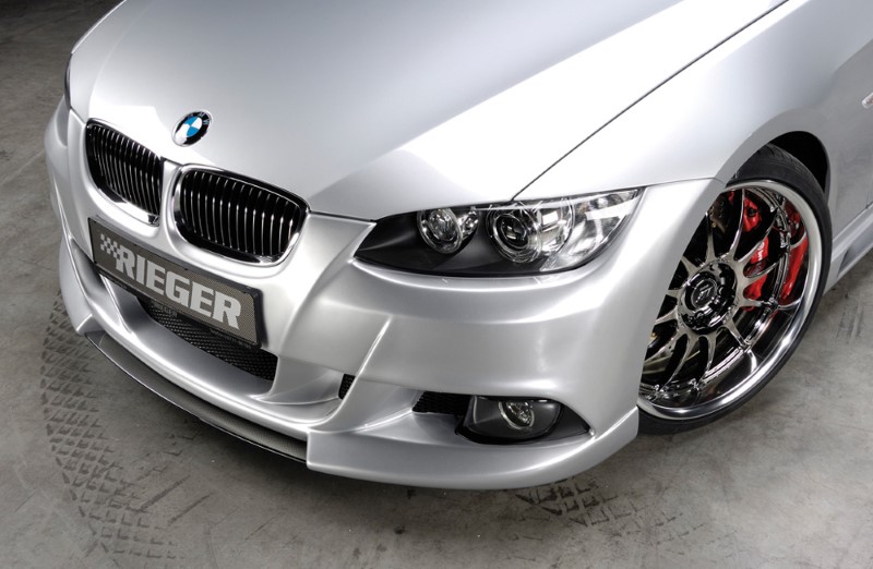 Spoilerzwaard Carbon voor Frontbumper BMW E92 Coupe Rieger