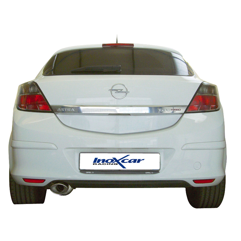 100% Inox Sport Exhaust  Opel Astra H GTC 1.6T (180HP) 2007- 120x80mm