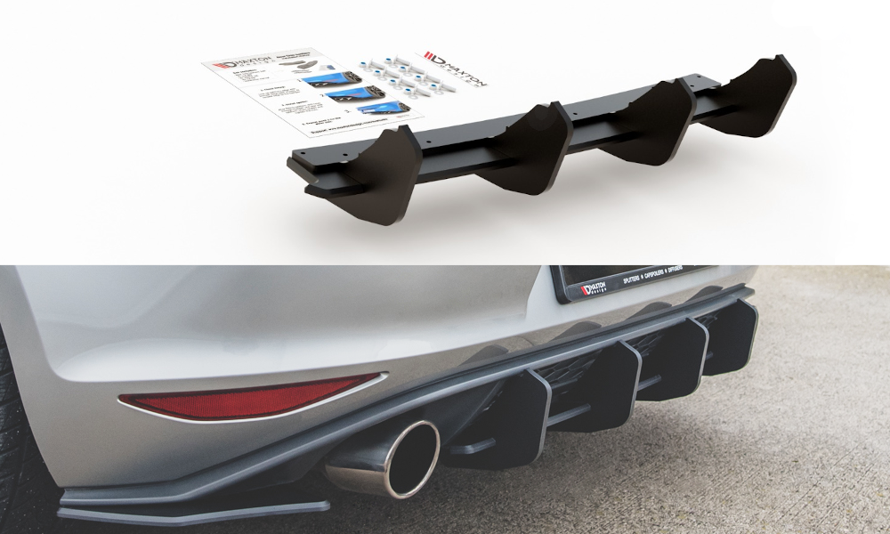 Diffuser passend voor VW Golf 7 GTI Racing