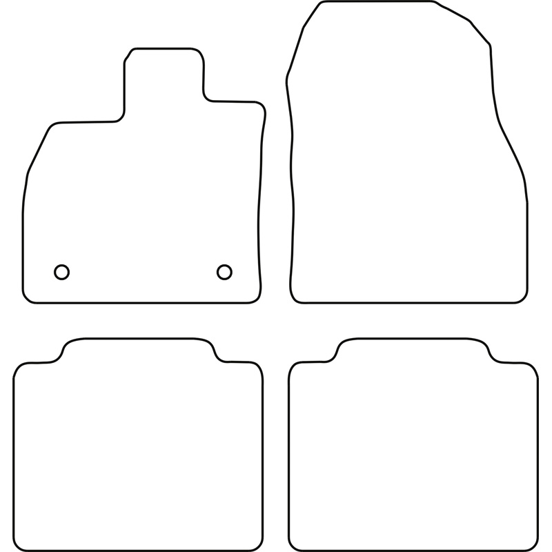 Set car mats  Toyota bZ4X (EA10) 2021-