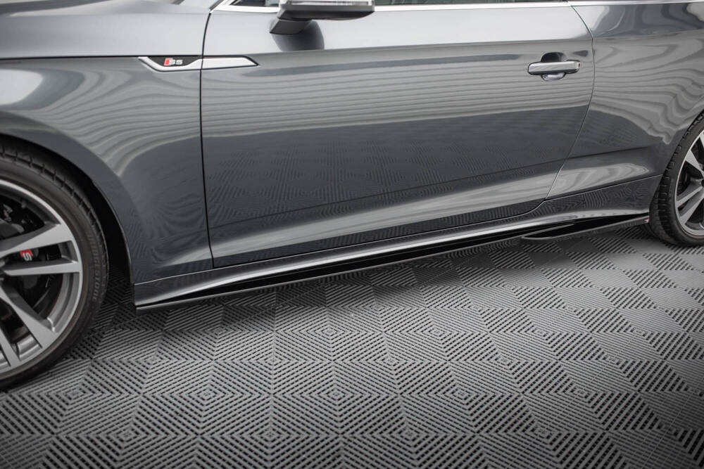 Bodykit passend voor Audi S5 A5 S-Line F5 Facelift Maxton Glanzend zwart