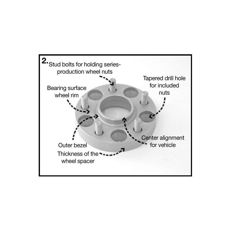 H&R DRM-System Wheelspacers 20mm 6x139,7 - Hub 67,1mm - Bolt size M12x1,5 -  Fiat/Mitsubishi