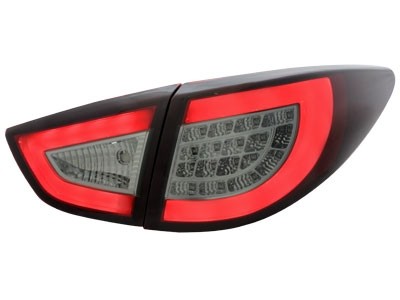 Hyundai Tucson IX35 Taillights with Tube and LED 09- Red/Smoke