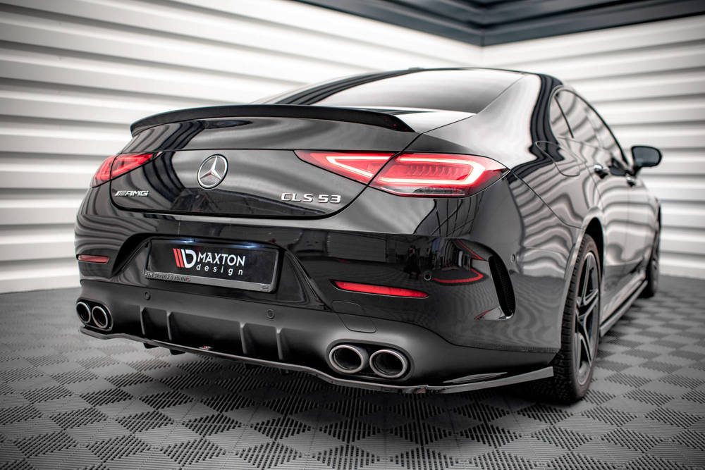 Diffuser passend voor Mercedes CLS 53 AMG C257 Maxton Glans Zwart
