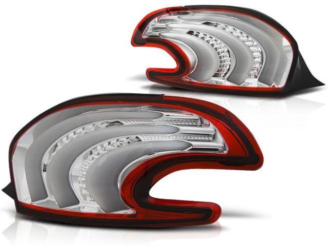 Rear lights Peugeot 208 Light bar red/white