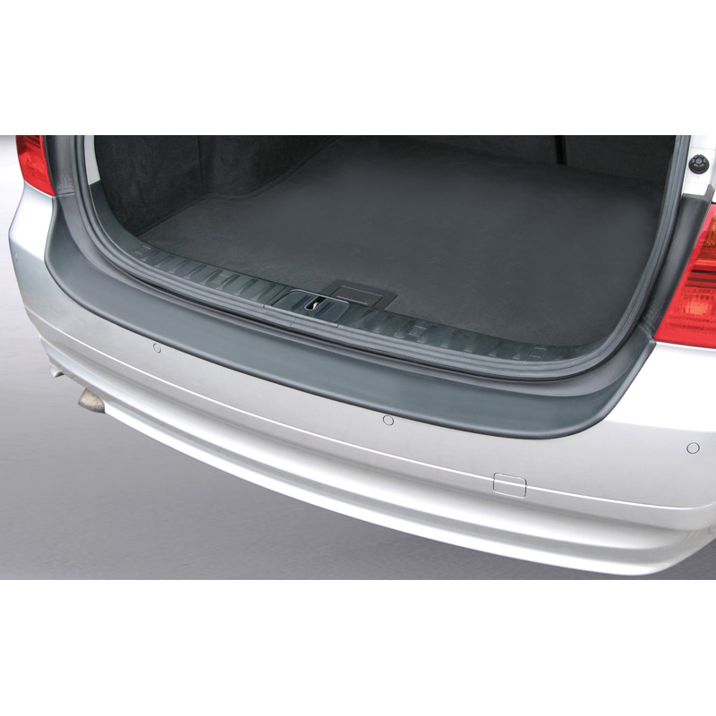 ABS Rear bumper protector  BMW 3-Series E91 Touring 2005-2008 excl. M Black