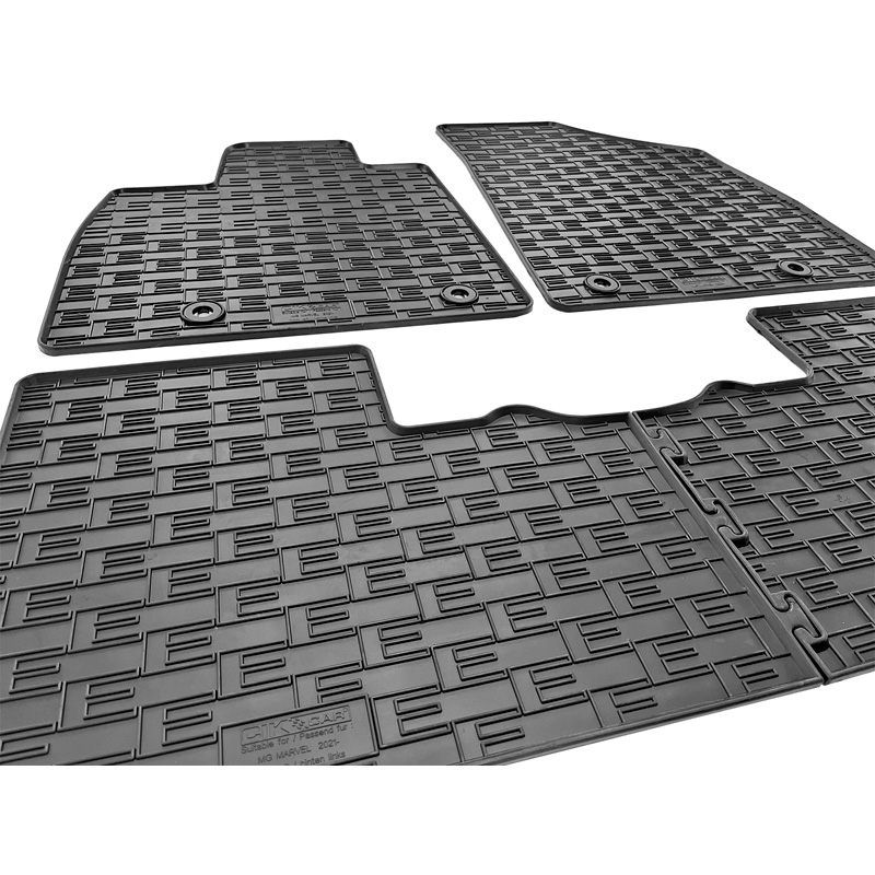 Rubber car mats set  MG Marvel R (EV) 2021- (4-pieces + fixing system)