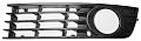 VoorBumper Grill links AUDI AUDI A4 00-04 ZWART