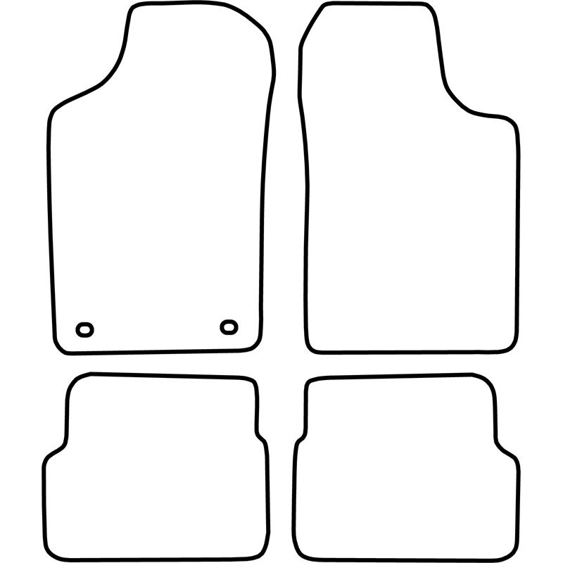 Set car mats  Renault Laguna 1998-2001