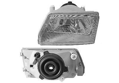 koplamp, grijs huis, H4, links Fiat Cinquecento, 1991-2000