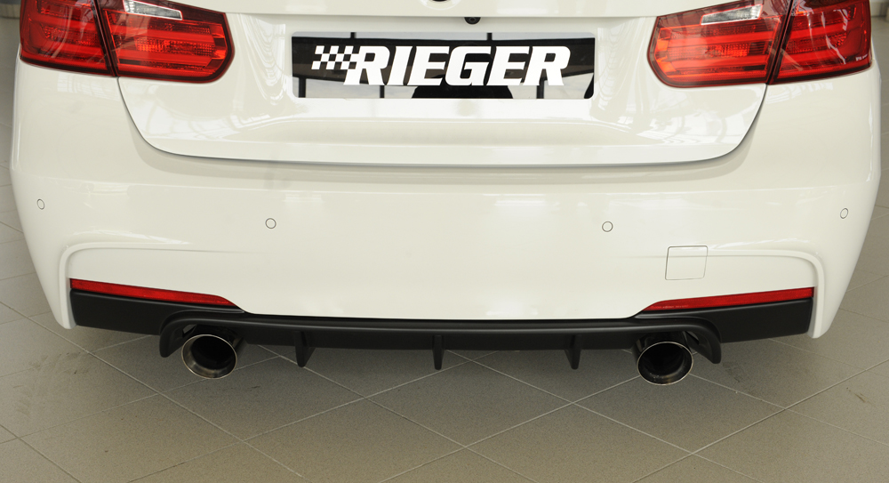 Achter Diffuser passend voor BMW 335i/340i F30/F31 2012-... ongespoten Rieger