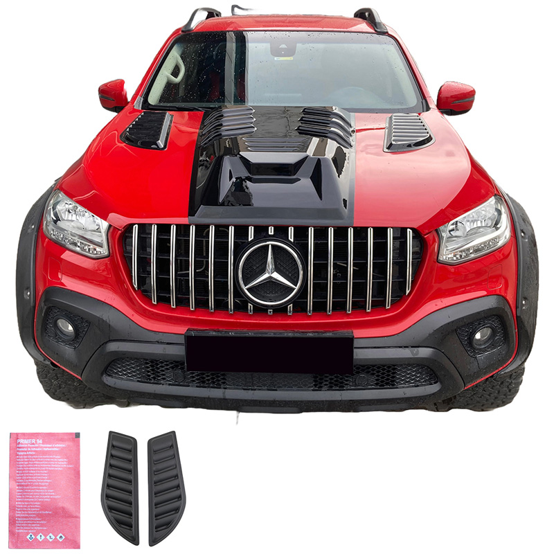 Bonnet Air Vents Pick-Up 4x4 - Universal - Matt black