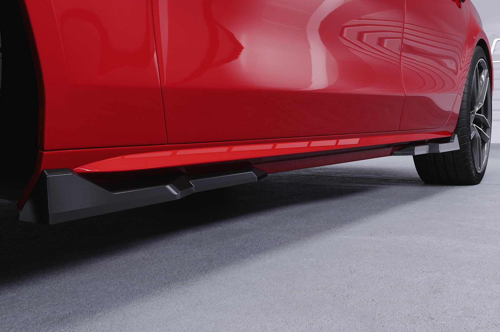 Zijskirts passend voor Audi A4 / S4 B8 (type 8K)