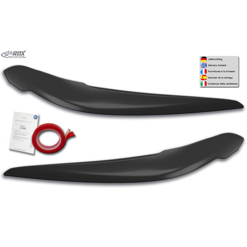Head light spoilers  BMW 1-Series F20/F21 3/5-doors Facelift 2015-2019 (ABS)