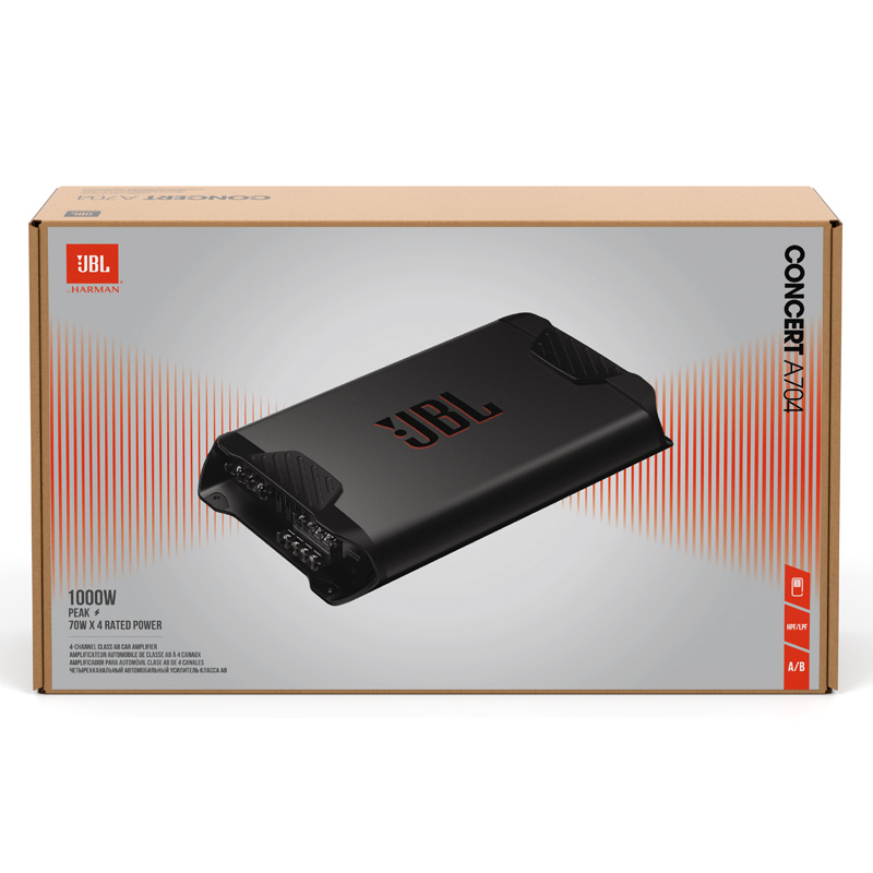 JBL Concert A704 4-Channel Amplifier (1000W)
