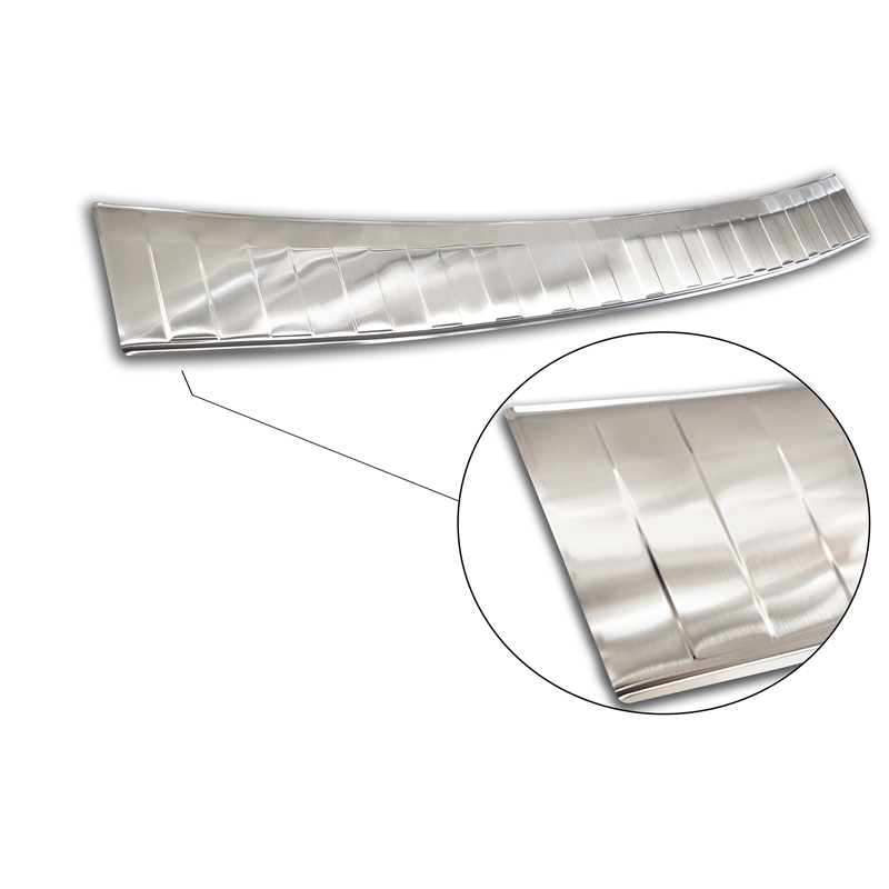 Stainless Steel Rear bumper protector  Volvo V70 Facelift 2013-2016 'Ribs'