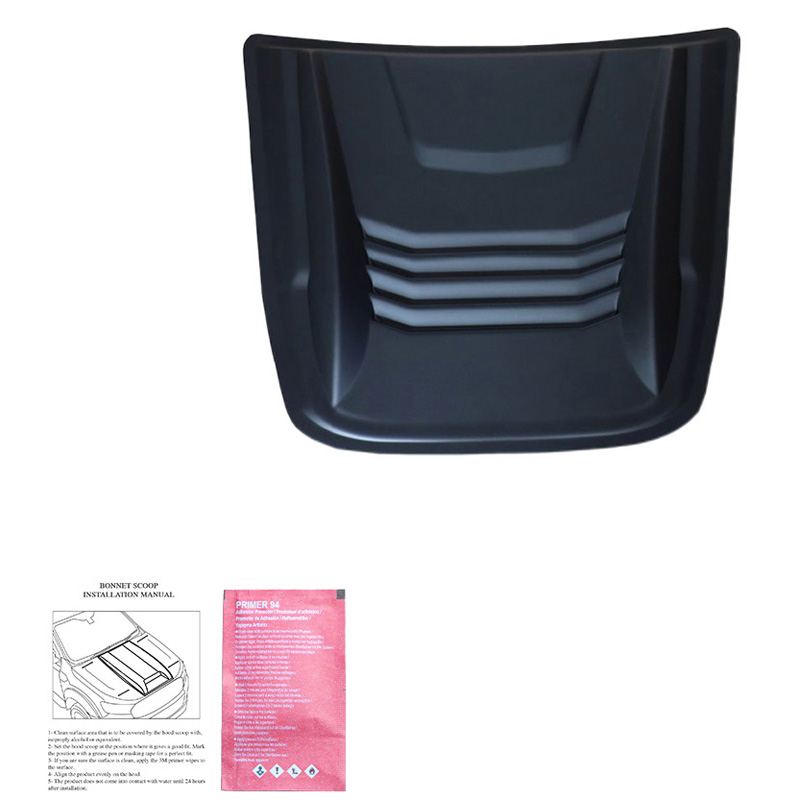 Bonnet Scoop  Dacia Duster I 2010-2017 & Duster II 2018-2024 - Matt black