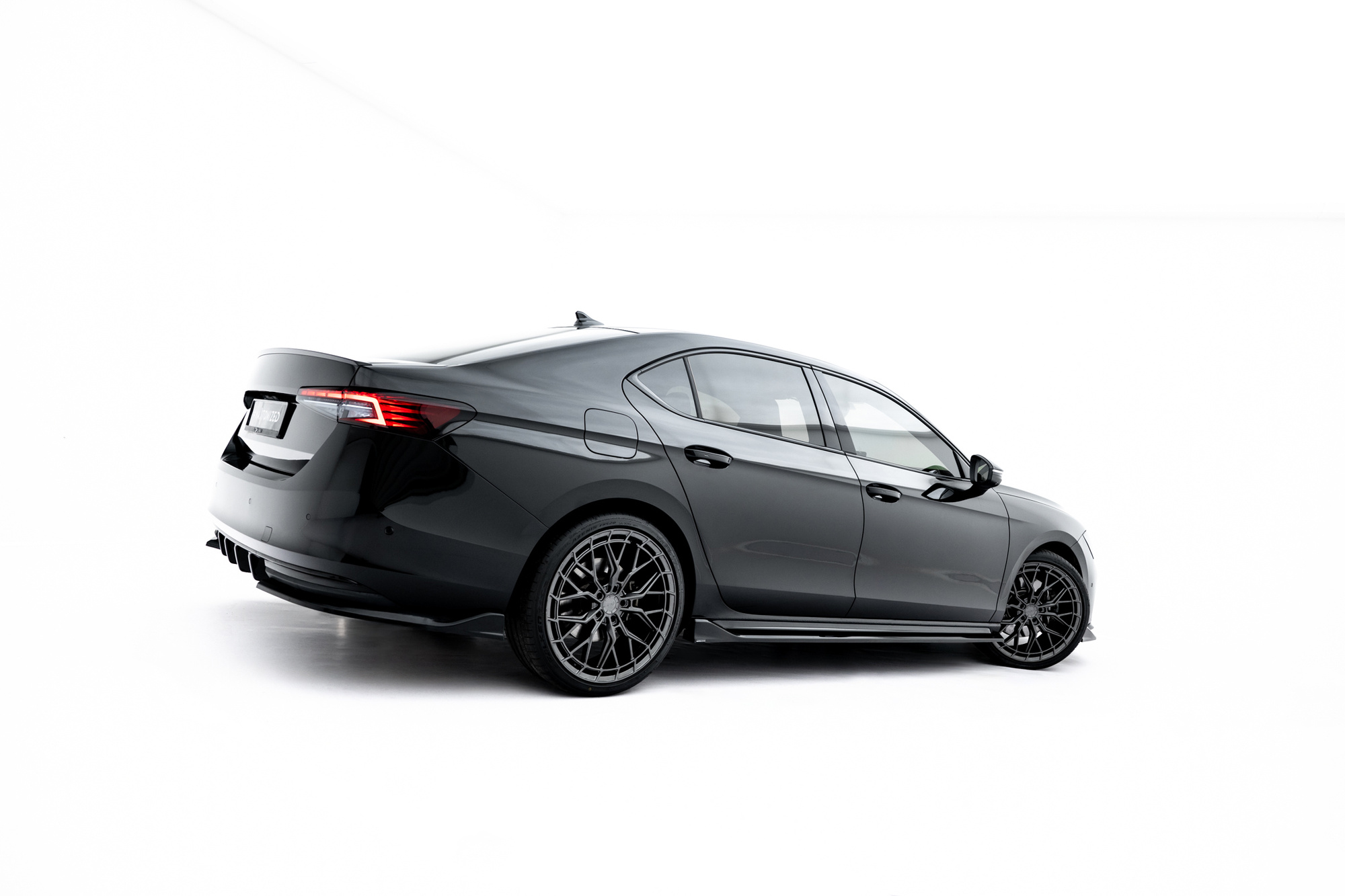 Side Skirts Diffusers V.2 Skoda Superb Sportline Mk4