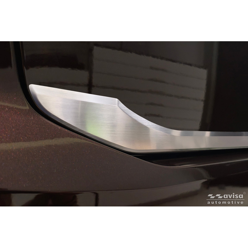 Avisa Brushed Stainless Steel Trunk Tailgate Trim Cover  Volvo XC90 II 2015-19, Facelift 2019-2024 & Facelift 2024-