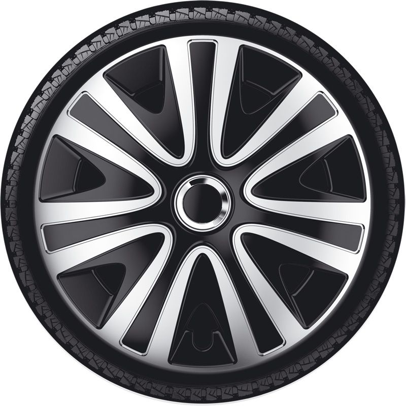 Set wheel covers Rialto Pro 15-inch silver/black