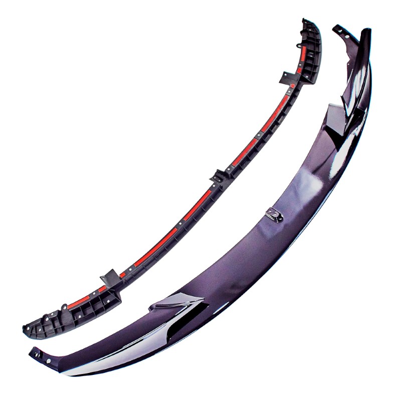 Voorspoiler passend voor BMW 3-Serie F30 F31 M-Pakket Glans Zwart