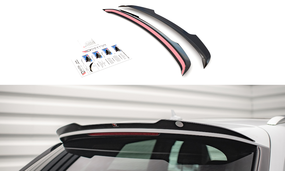 Spoiler passend voor Audi Q3 S-Line 8U FL Maxton Glans Zwart