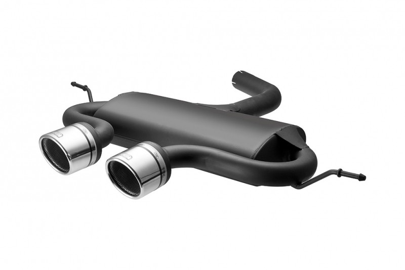 muffler VW Golf V 2003-2008 RVS eindstuk 100mm r32-look ulter
