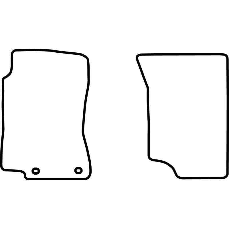 Set car mats  Mazda MPV 1996-1999 (only front)