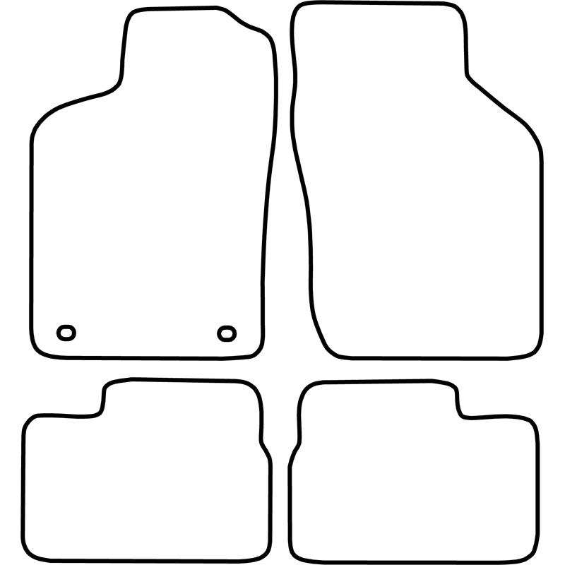 Set car mats  Opel Vectra A 1988-1995 / Calibra A 1990-1997
